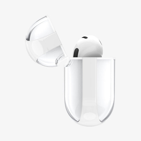 ACS05481 - Apple AirPods Pro 2 Case Ultra Hybrid in crystal clear showing the front
